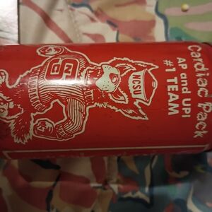 Red NCSU Wolfpack Can